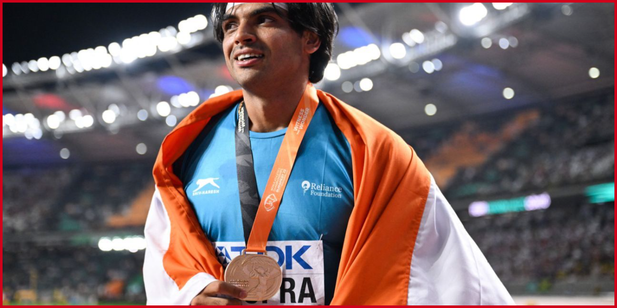 “Neeraj Chopra’s Record-Breaking Triumph at World Athletics Championships: A Historic Victory” 2023